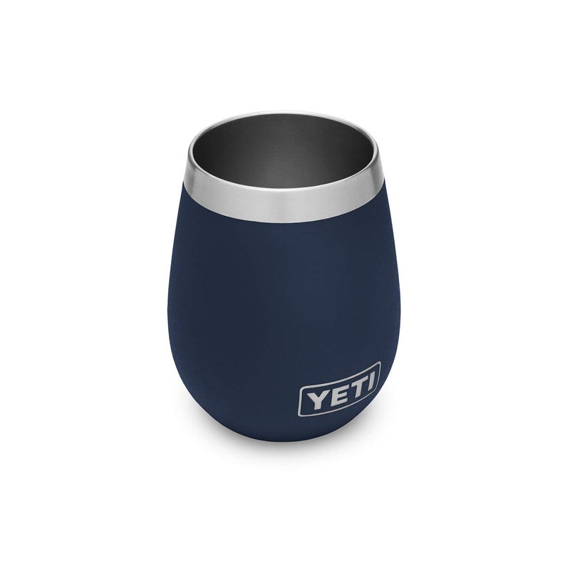YETI Rambler 10 oz Wine Tumbler, Vacuum Insulated, Stainless Steel, Navy - Image 1